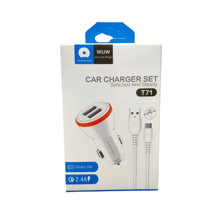 Chargeur Voiture WUW T71 2 USB 2,4A  pour TC