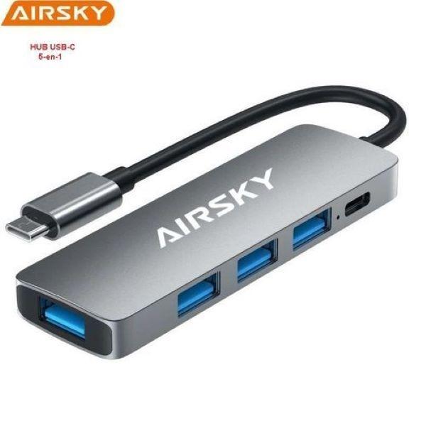Adaptateur Airsky 5IN1 TYPE-C TO HDTV  TC-15