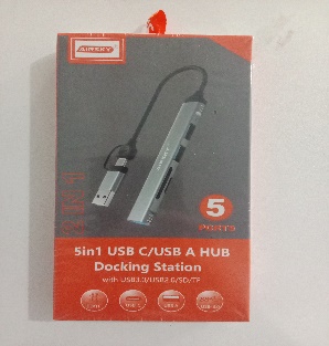 Adpatateur AIRSKY 5IN1 HUB Type-C To USB + LC HC-77A