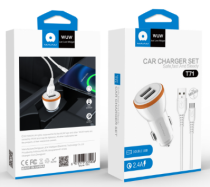 Chargeur Voiture WUW T71 2 USB 2,4A  pour Micro