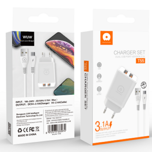 Chargeur WUW T55 3,1A pour TC