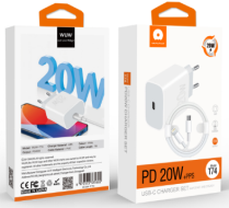 Chargeur WUW T74 20W avec Cable TC to IP