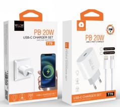 Chargeur WUW T79C 20W avec Cable TC to TC