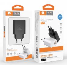 Tete Chargeur WUW USB+20W C172
