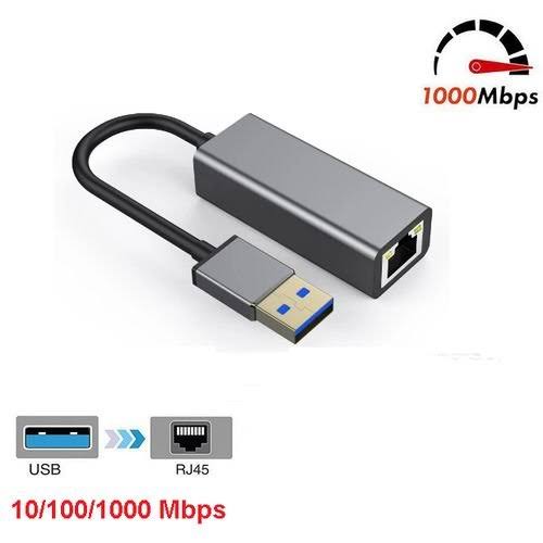 Adaptateur USB To R45J 10.100.1000 Metal